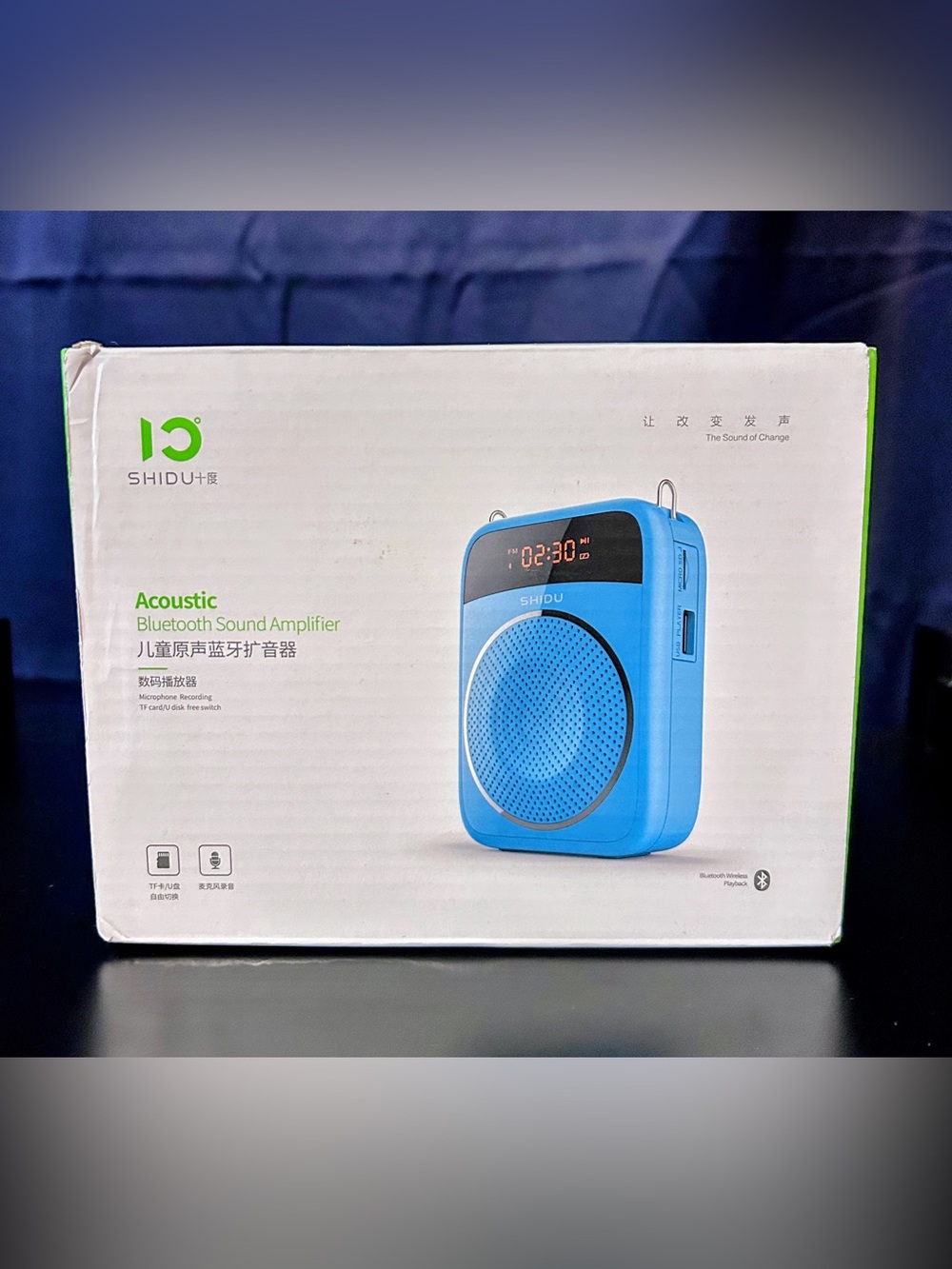 New Shi by JOURNEYS Blue Acoustic Bluetooth Sound Amplifier